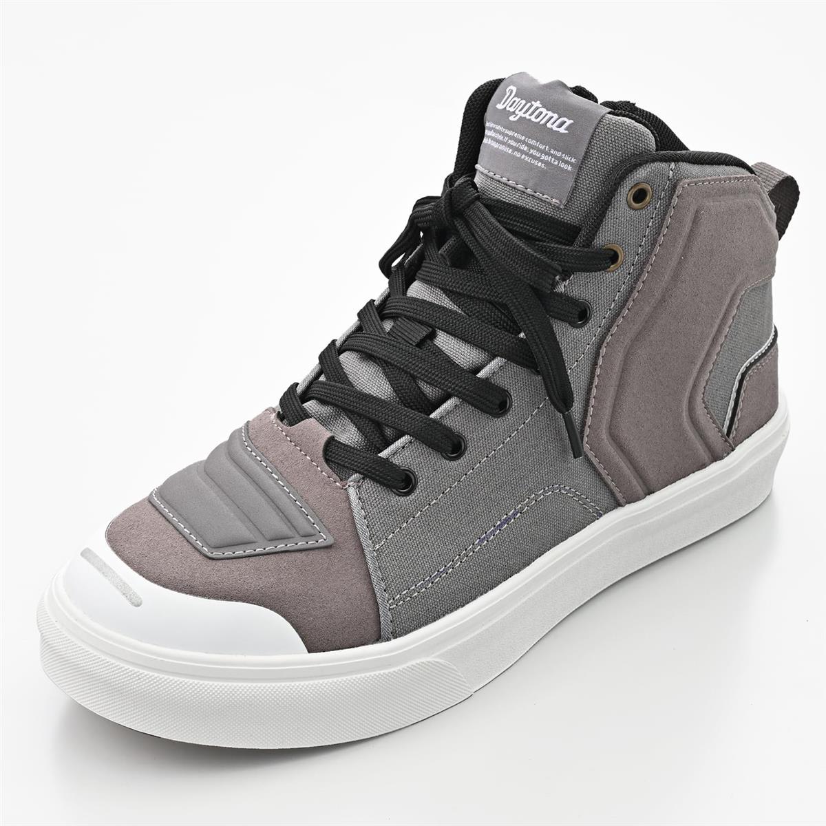 デイトナ(Daytona) ライディングシューズ バイク シューズ 防水 スニーカー サイドジップ V-WP DS-503 グレー 25.5cm 62533(2)