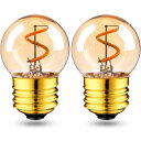 LEDエジソン電球 シャンデリア電球 E26 口金 10w相当 茶色 フィ ラメント ミニ電球 2200K電球色 1w 調光非対応 100lm 装飾電球 PSE...