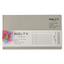 日本能率協会マネジメントセンター NOLTY ノート 横型スリム 横罫クロス グレージュ NTBNT3106