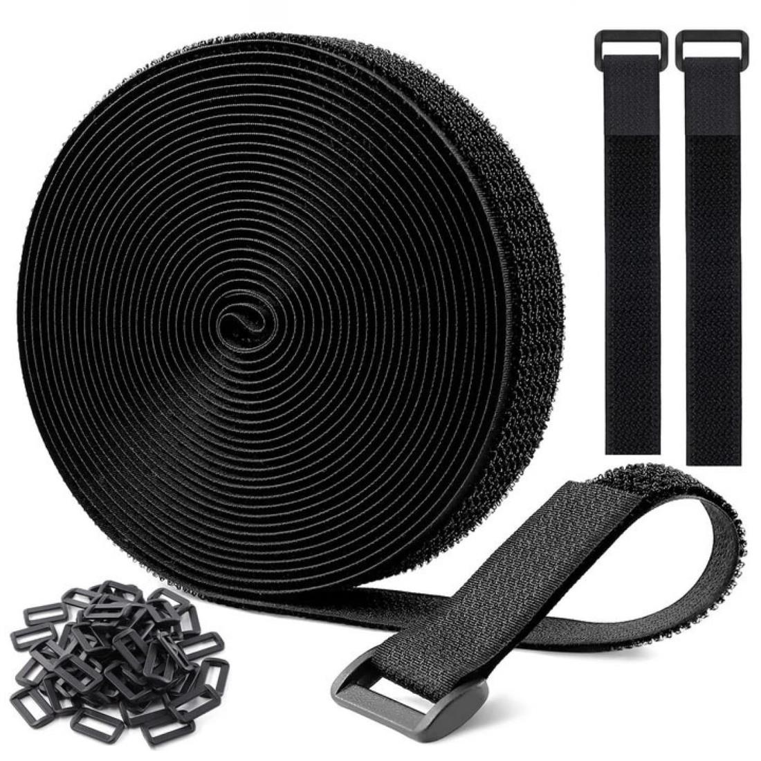 TRIWONDER マジックテープ 強力 面ファスナー 結束バンド 荷締めベルト 固定ベルト ベルクロ テープ マ..