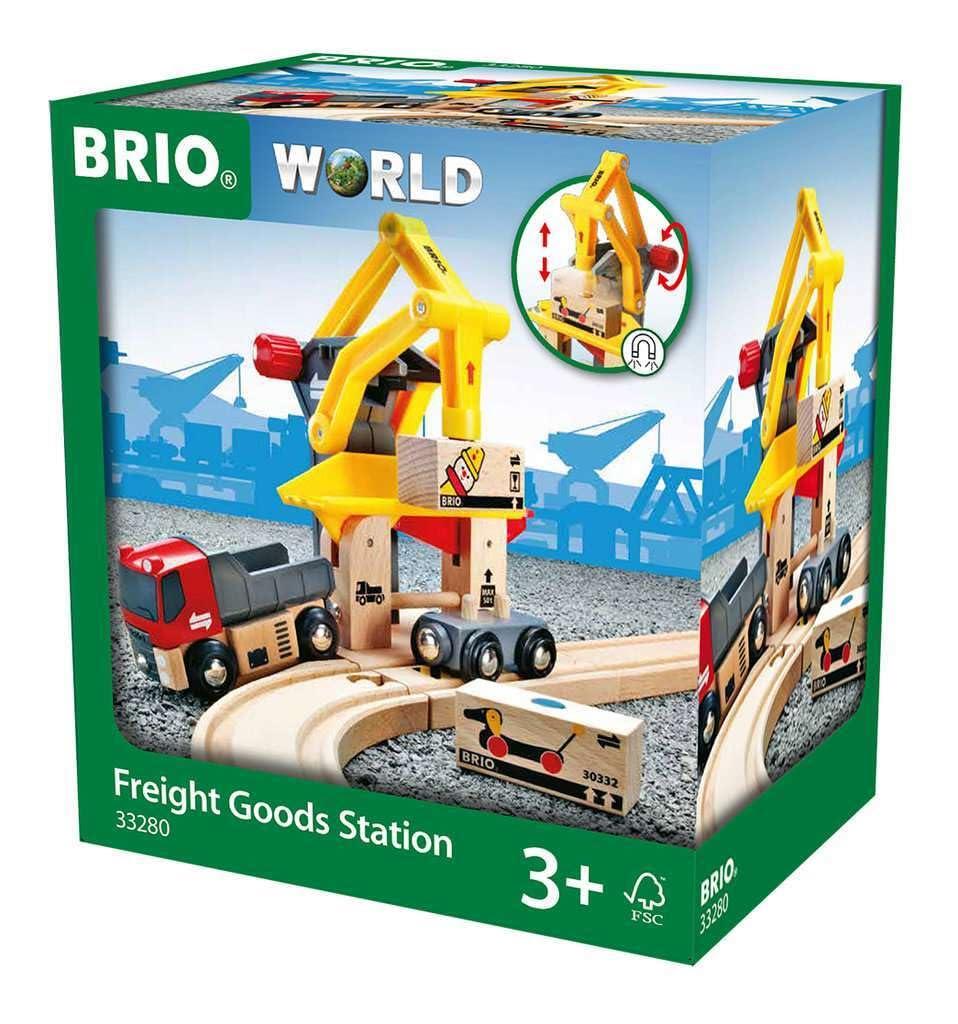 BRIO 貨物ステーション 14.1×18×12 cm 33280