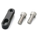 デイトナ(Daytona) バイク用 ミラーステー 片側1個 10mm正ネジ/逆ネジ付属 オフセットホルダー 35-45mm ブラック 99613