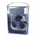 エスアイエス 超音波ミスト扇風機Mist Fan ネイビー サイズ:巾21×奥9×高26cm