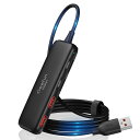QEEFUN USB3.2 ハブ ミニ、4ポートUSB HUB 拡張USB 3.2 gen2 ハブ 10Gbpsデータ高速転送 2 USB A 3.2 ポート * 2 USB C 3.2 ポート Type-c電源ポート付き対応Window/MacOS/Linux/IOS/Android Mac Pro/Air/iPad Proなど用 在宅勤務 ゲームに最適 【ケーブル長 120CM】(2)