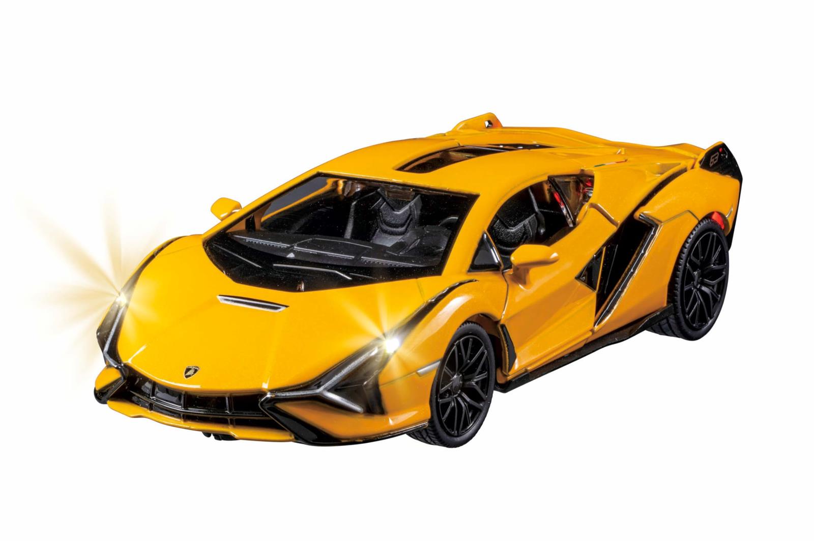 ジョーゼン キャストワールド ライト＆サウンドシリーズ ランボルギーニシアン ダイキャスト JDC6043-YL(3)