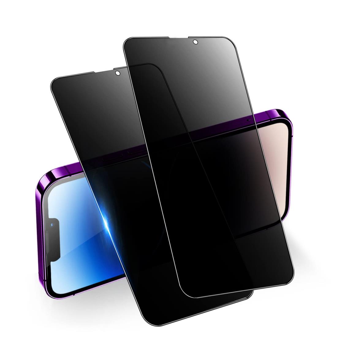 【覗き見防止】 i Phone14 plus フィルム 覗き見 iphone14plus ガラスフィルム のぞき見防止 アイフォン14Plus 保護フィルム 保護シート 横見防止 iphone14プラス 用 強化ガラス 液晶保護フィルム 【6.7インチ/14plus プライバシーフィルム/2枚セット】