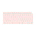 MOSISO ノートパソコン キーボードカバー 対応機種 MacBook Air 13.6/15(M3 M2チップ)A3113 A2681 A3114 A2941/ Pro 14/16(M4 M3 M2 M1チップ) 2025-2021発売、保護 防塵 耐水 シリコンスキン 日本語 JIS配列(チョーク ピンク)(2)