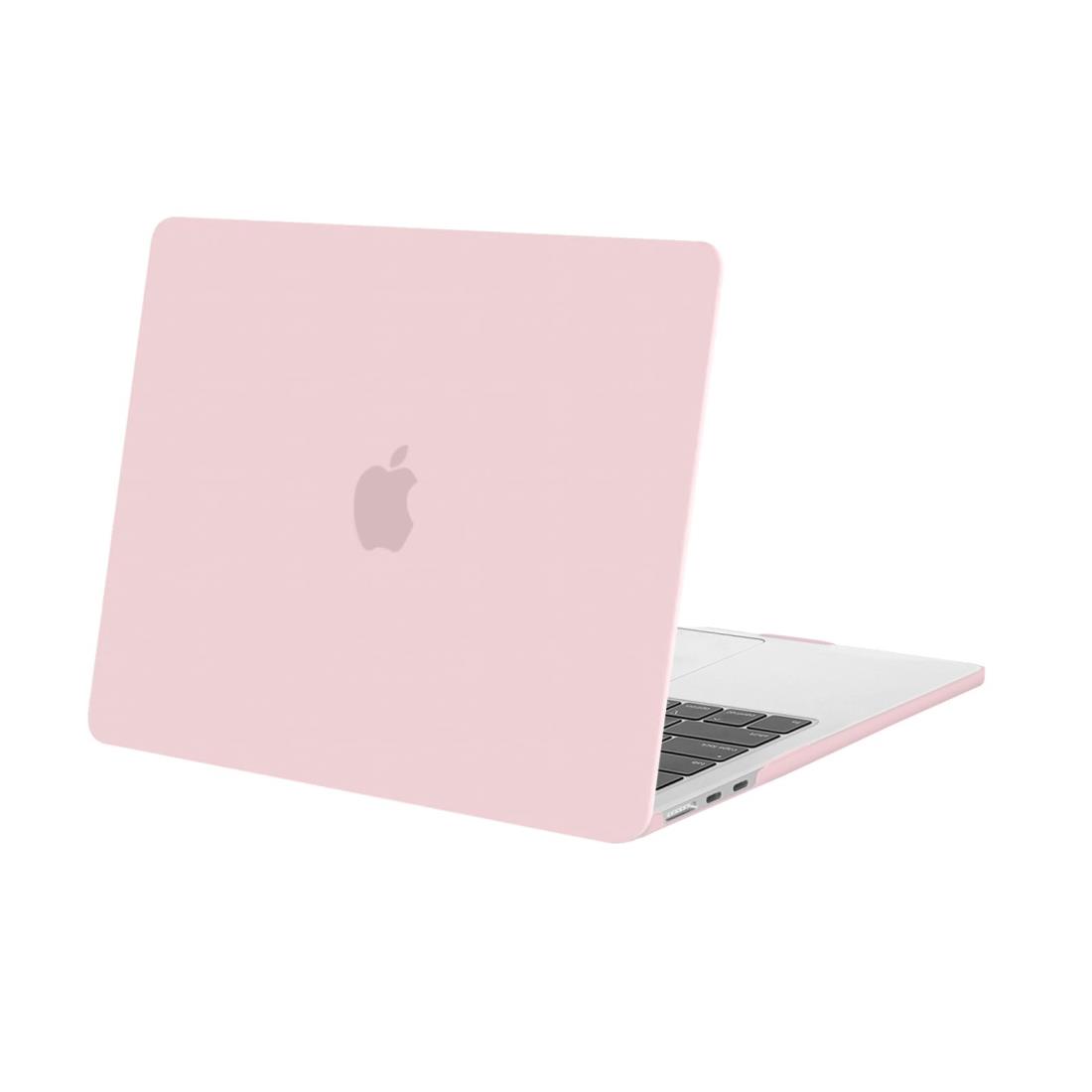 MOSISO 対応機種 MacBook Air ケース 13インチ M2 M3チップ 2024 2023 2022発売 A3113 A2681、保護 対応機種 MacBook Air 13.6インチ プラスチック ハード ケース カバー（ベビー ピンク）