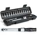 BIKE HAND 自転車 トルクレンチセット 差込角1/4インチ(6.35mm) 1〜25N・m 10ビットセット付き 台湾製 (YC-617WD-2)