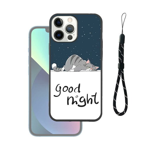 Eustak for iphone 13 pro max 用のケース for iphone 13 pro max 用のカバー 薄型 軽量化 猫ねこ卡通 かわいい 指紋防止 落下防止 耐衝撃 汚れに強い 水洗いできます全面的に保護するカバー for 用のスマホケース (good night)… Eustak for iphone 13 pro max 用のケース for iphone 13 pro max 用のカバー 薄型 軽量化 猫ねこ卡通 かわいい 指紋防止 落下防止 耐衝撃 汚れに強い 水洗いできます全面的に保護するカバー for 用のスマホケース (good night)…