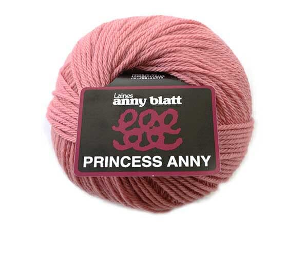 パピー プリンセスアニー 毛糸 合太 Col.527 ピンク 系 40g 約112m 10000031