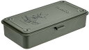トラスコ中山(トラスコ) スナフキン トランク型工具箱 203X109X56 オリーブ【通販限定】 通常