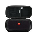 JBL FLIP6/JBL FLIP5 Bluetoothスピーカー 専用保護旅行収納キャリングケース-Adada (ブラック)
