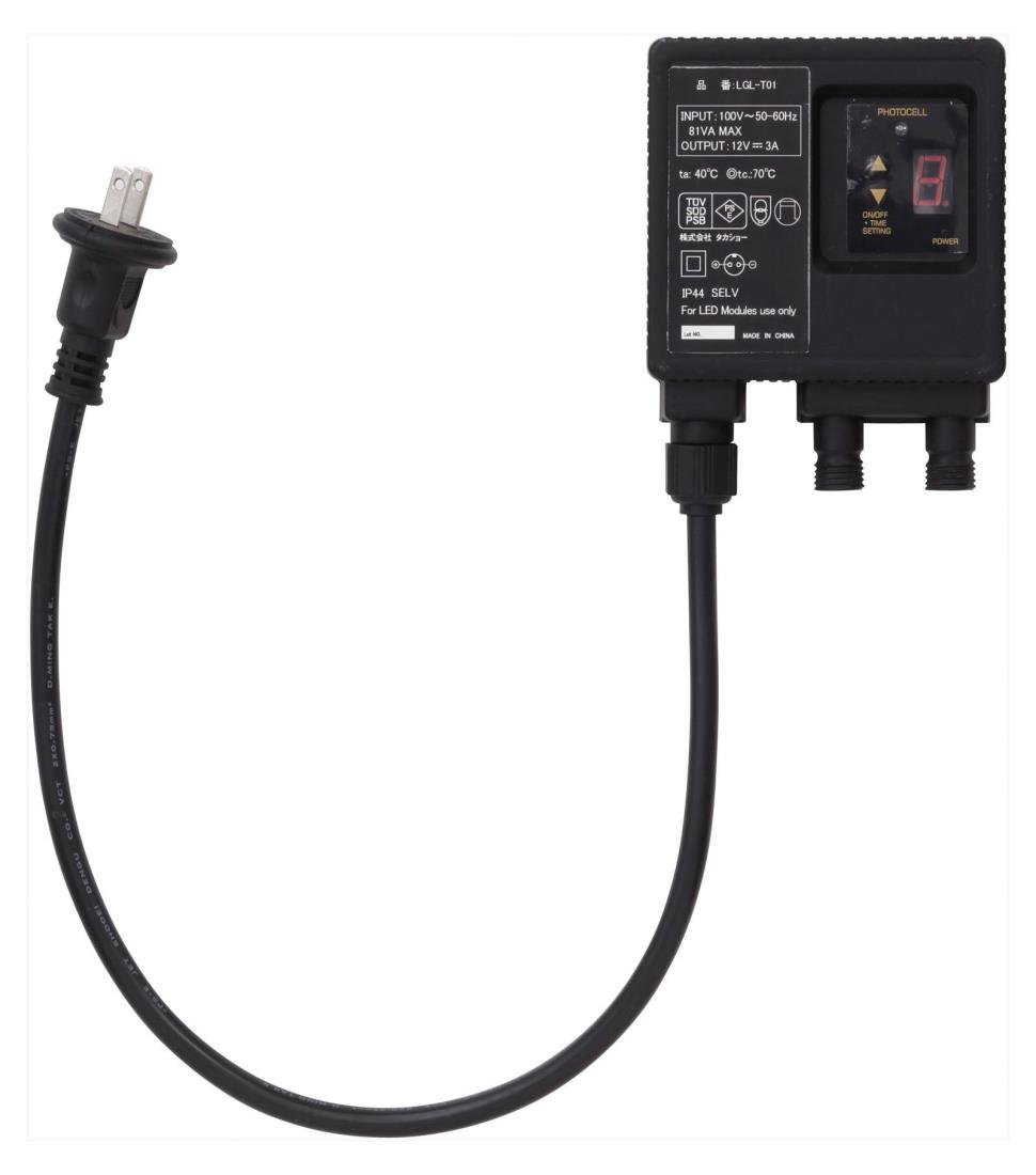 タカショー ライト アクセサリー ローボルト 専用コントロー ラー 36W ブラック 屋外 間接照明 防水 樹..