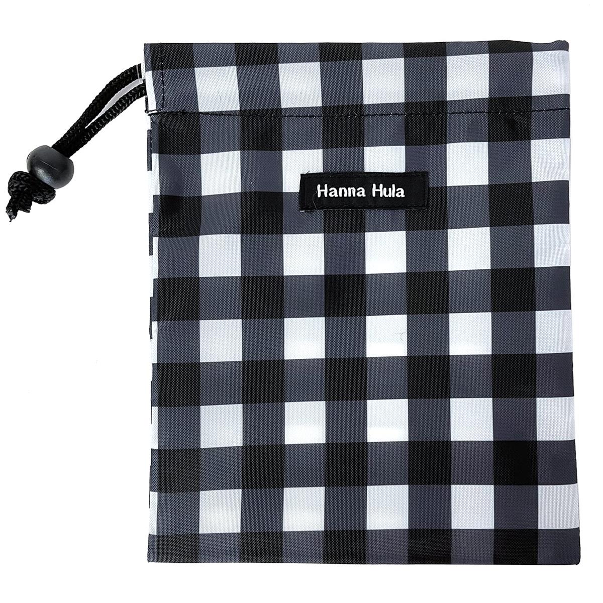 消臭巾着 Sサイズ 抗菌 ギンガムブラック