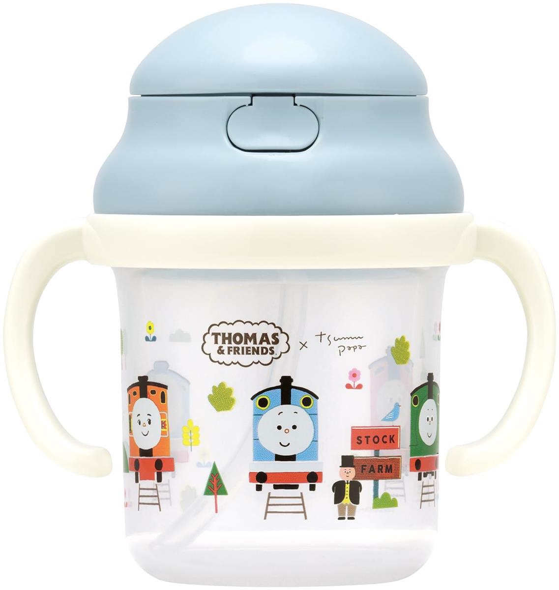 スケーター(Skater) ベビー ストローホッパー 両手マグ 230ml 対象8か月頃から ワンプッシュ シリコン..