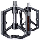 CXWXC 自転車 ペダル フラットペダル ロードバイク/クロスバイク/mtbなど用 リフレクター付 アルミ製(CX-930_GR)