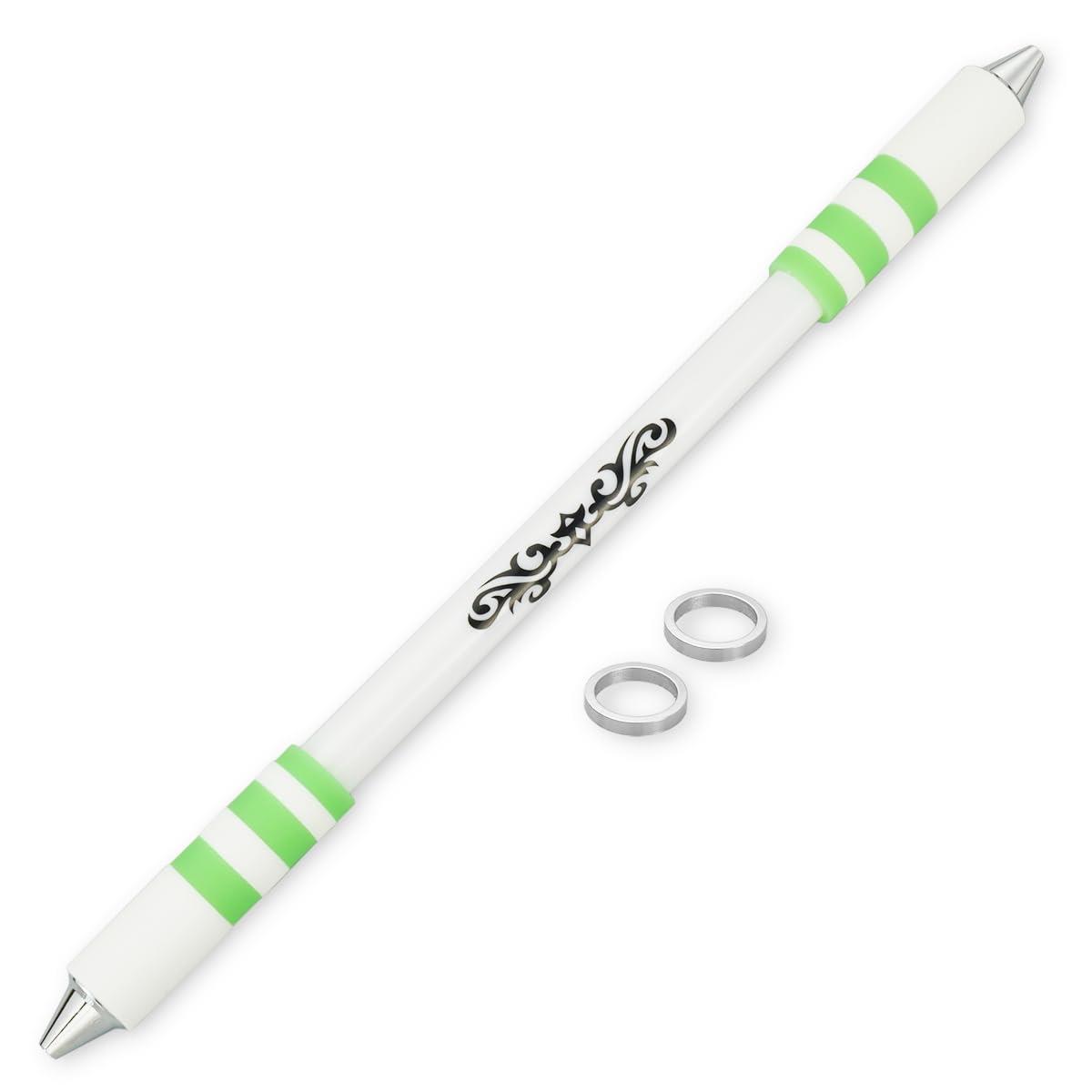 ペン回し専用ペン 改造ペン ペン回し やりやすい 選べるカラー (グリーン)