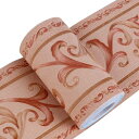 Umora トリムボーダー 壁紙シール 防水壁紙 ウォールステッカー 3D (オレンジ 燕の尾)