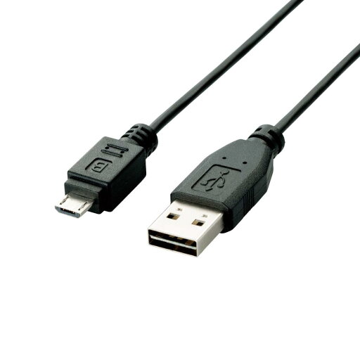エレコム USBケーブル 【microB】 USB2.0 (USB A オス to microB オス) PlayStation4対応 リバーシブルコネクタ 2m ブラック U2C-DAMB20BK エレコム USBケーブル 【microB】 USB2.0 (USB A オス to microB オス) PlayStation4対応 リバーシブルコネクタ 2m ブラック U2C-DAMB20BK