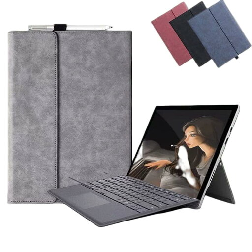 Surface Pro 7/6/5/4ケース、プロ 4/5/6/7 /surface 2017 保護カバー 薄型【キーボード付も収納可能】 耐衝撃 タッチペンホルダー付 スタンド機能付 ビンテージ柄 サーフェイスプロ7 12.3インチ カバー 両面保護 おしゃれ Surface専属ケース TPUソフトケース, ブラック Surface Pro 7/6/5/4ケース、プロ 4/5/6/7 /surface 2017 保護カバー 薄型【キーボード付も収納可能】 耐衝撃 タッチペンホルダー付 スタンド機能付 ビンテージ柄 サーフェイスプロ7 12.3インチ カバー 両面保護 おしゃれ Surface専属ケース TPUソフトケース, ブラック