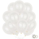 BTZO バルーン ゴム風船 飾り付け 50個入 10インチ 丸風船 ラテックスバルーン メタリック パール パステルカラー 飾り 誕生日 結婚式 イベント 開店 パーティー お祭り 運動会 バルーンアート 透明