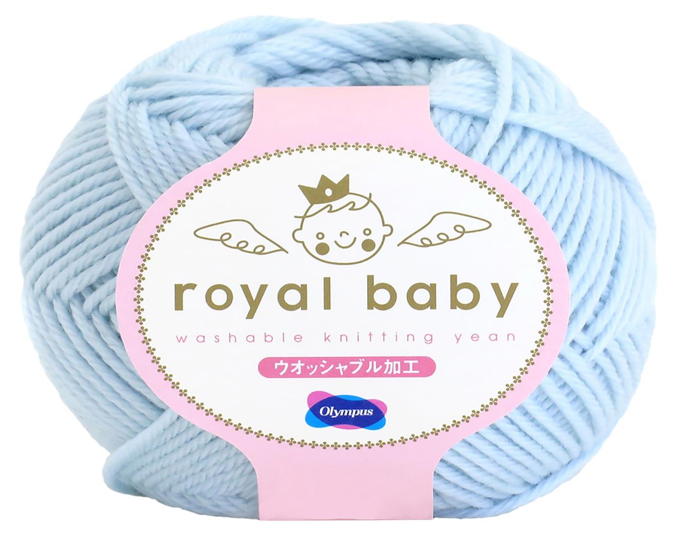 オリムパス 製絲 手編み 毛糸 合太 ロイヤルベビー COL. 107 約40g 108m 6玉セット