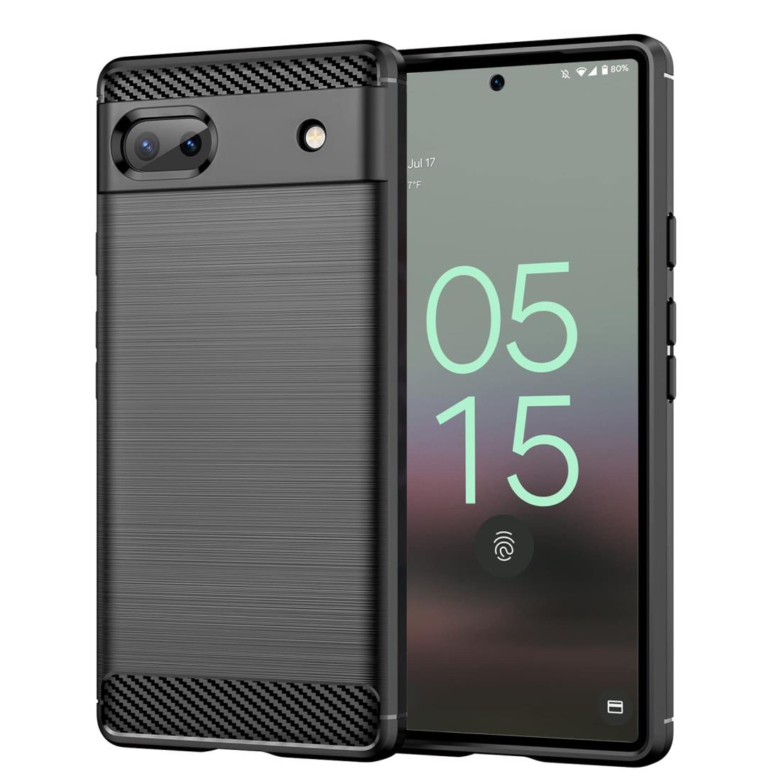 【UNEED】Google Pixel 6a 用の スマホケース ピクセル 6A 用の ケース カバー ケース 炭素繊維カバー ..