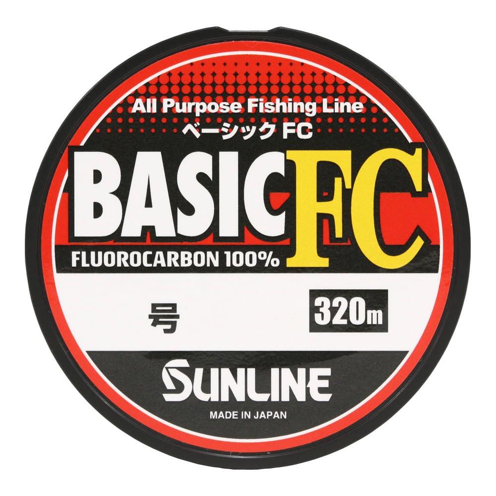 サンライン(SUNLINE) ベーシックFC 320m フロロカーボン ク リア 1.5号
