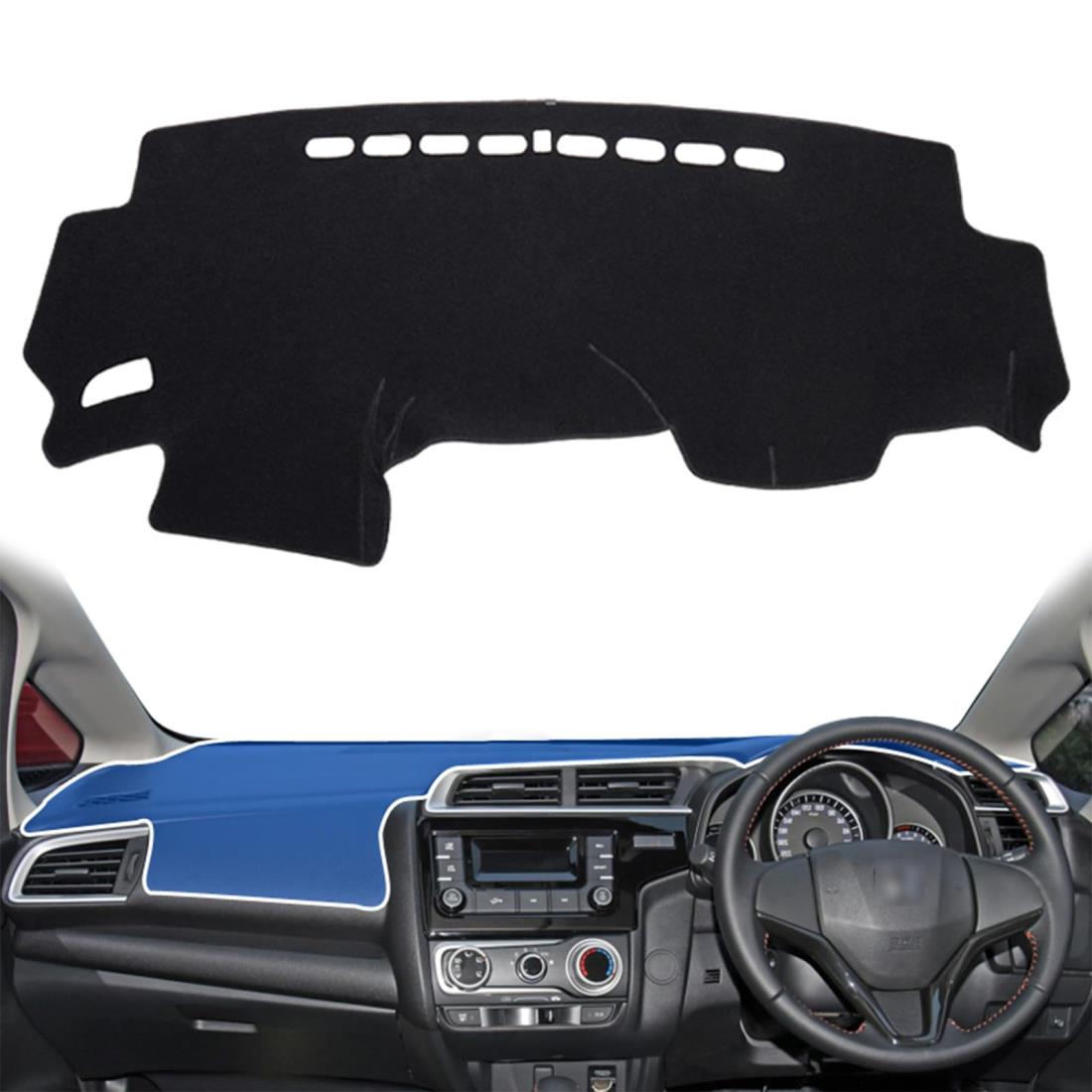 S M ABEE ホンダ フィット 専用 ダッシュボードマット Honda Fit GK3 GK4 GK5 GK6 GP5 GP6 (2013.9~2019) ダッシュボードカバー ダッシュマット インテリア 内装パーツ 日焼け防止 ダッシュボードライト保護マット (Year:2013.9~2019)