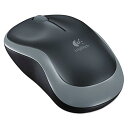 Logitech M185 ワイヤレスマウス シルバー