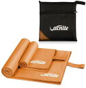 VACNITE 2枚 速乾タオル 152*78cm+80*38cm 3枚 スポーツタオル 152*78cm+80*38cm+38*38cm 収納袋付き 超吸水 柔らかい 色褪せない 防臭 高い耐久性 軽量 湿気 梅雨対策 旅行タオル バスタオル 水泳/スポーツ/旅行/家庭用 (2枚セット オレンジ)