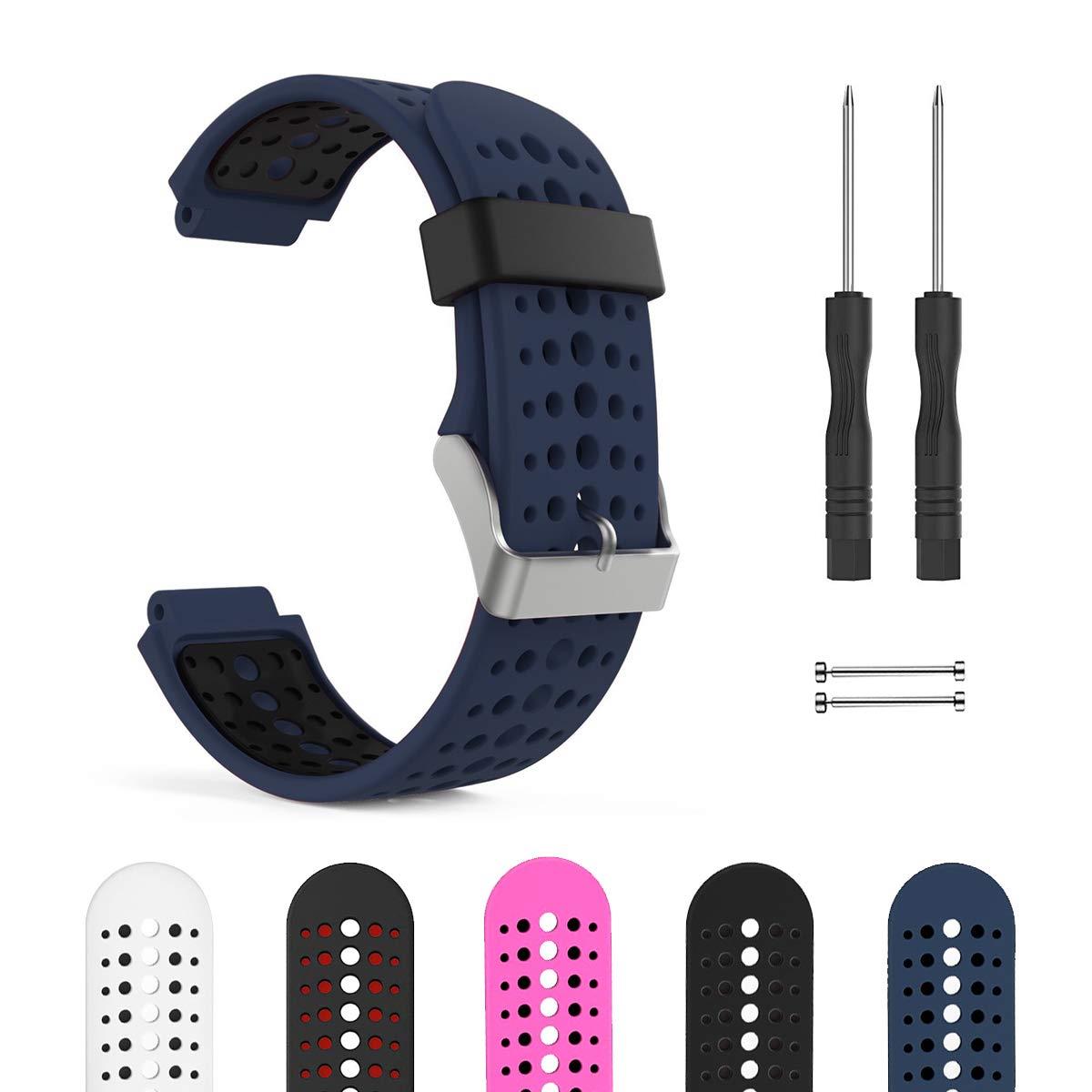 スタイル：シンプル◆商品名：BUTEFO ガーミン ベルト 向け GARMIN Foreathlete/Forerunner 220J 230J 235J 620J 630J 735XTJ ベルト バンド シリコン製 工具付き 5色対応モデル：ガーミン GARMIN Foreathlete/Forerunner 220J 230J 235J 620J 630J 735XTJ ベルト用高い品質： シリコン製を作られて、純正品と比べて軽くて、柔らかいです。汗を防ぐ ： 通気性が良く、汗の解消機能があります。運動後や暑い夏でも、汗による不便を心配する必要がありません。取り替えが簡単： 専用交換工具付きで、一発で簡単に着脱が出来ます。セット内容： ガーミン ベルト用x 1 交換用工具が付属します。※本商品はガーミン バンドのみで、本体は別売りです。