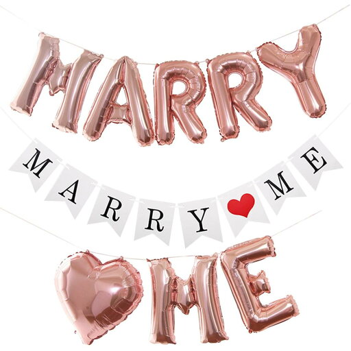 BTZO 風船 バルーン プロポーズ MARRY ME 飾り付け セット ハート ガーランド サプライズ 結婚式 記念日 披露宴 ウェディング パーティー ローズゴールド BTZO 風船 バルーン プロポーズ MARRY ME 飾り付け セット ハート ガーランド サプライズ 結婚式 記念日 披露宴 ウェディング パーティー ローズゴールド