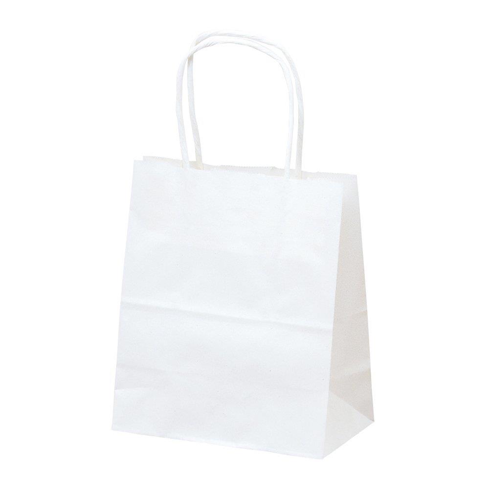 タカ印 ギフトバッグ 50-5913 手提げ 特小 25枚 白無地