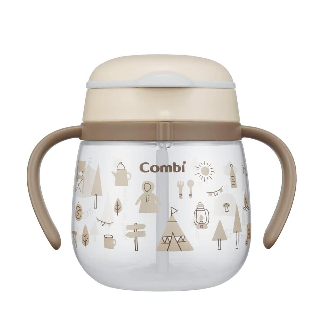 COMBI コンビ ラクマグ 漏れないストロー 240 N キャンプ
