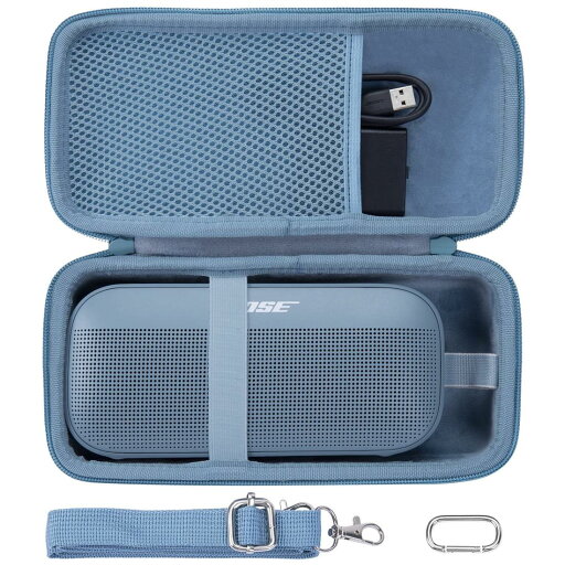 Bose SoundLink Flex Portable Speaker LE (第2世代)/Bose Soundlink Flex bluetooth speaker 用ケース co2CREA 専用収納バッグBose soundlink Flex ポータブルワイヤレスス (ハードシェル, ブルー) Bose SoundLink Flex Portable Speaker LE (第2世代)/Bose Soundlink Flex bluetooth speaker 用ケース co2CREA 専用収納バッグBose soundlink Flex ポータブルワイヤレスス (ハードシェル, ブルー)