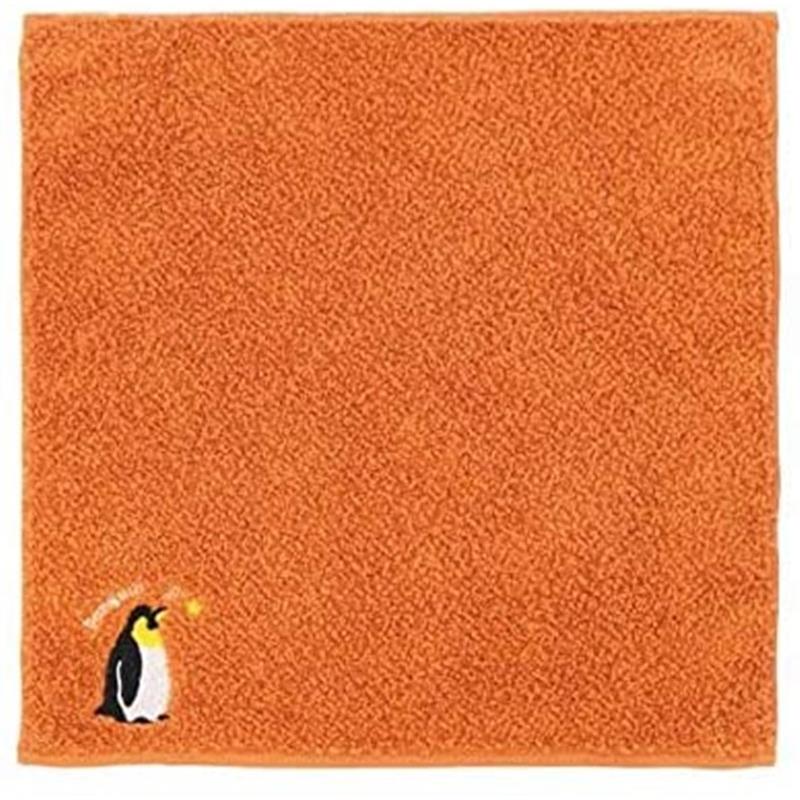 メール便OK zootto オーガニックコットン ハンカチ ペンギン 今治タオル 日本製 ハンドタオル ミニタオル かわいい おしゃれ ギフト プチギフト