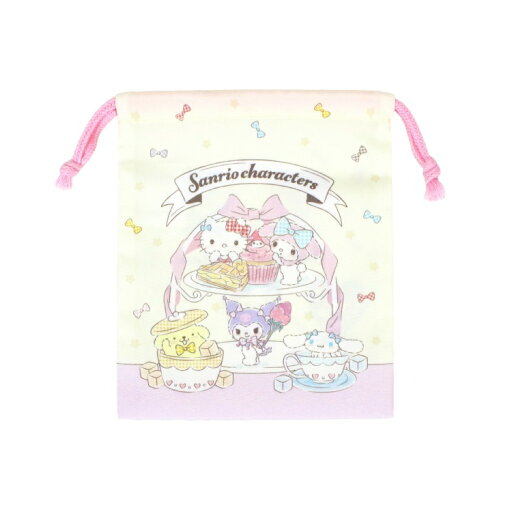 巾着 小 サンリオキャラクターズ / 給食 袋 小学生 入園 入学 幼稚園 かわいい 小学校 巾着 小 サンリオキャラクターズ / 給食 袋 小学生 入園 入学 幼稚園 かわいい 小学校