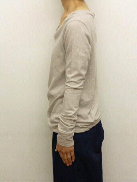 【15％オフ・クーポン対象】NARU ナル カットソー ロンT ロンティー レディース 長袖 Tシャツ 日本製 リサイクル ムラ糸 コットン 綿 100 100% 2