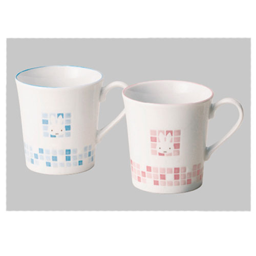 ミッフィー モザイクアートミッフィー ペアマグセット-278760(AH)[c5]@【引出物 引き出物 結婚 快気祝い 快気内祝い 出産祝い 出産内祝い 内祝いお返し 快気祝 ご挨拶 新築内祝い 香典返し 引出物 法要 入園 入学内祝】