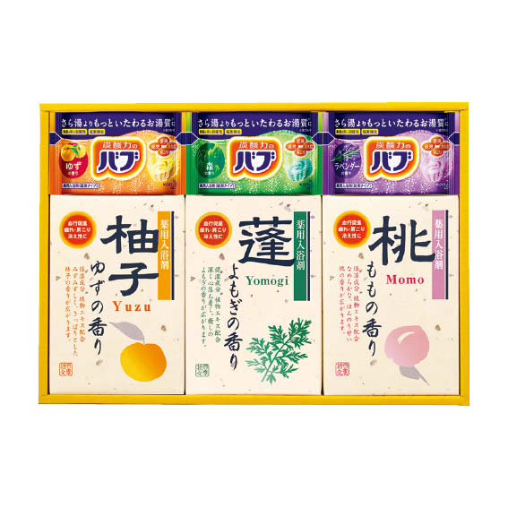 四季折々 薬用入浴剤セット(SB-15N)[b0][A]＠【出産内祝い 結婚内祝い 快気祝い 新築内祝い 誕生日祝い 法要 香典返し お歳暮 お中元 御中元 敬老の日 母の日 父の日】のサムネイル