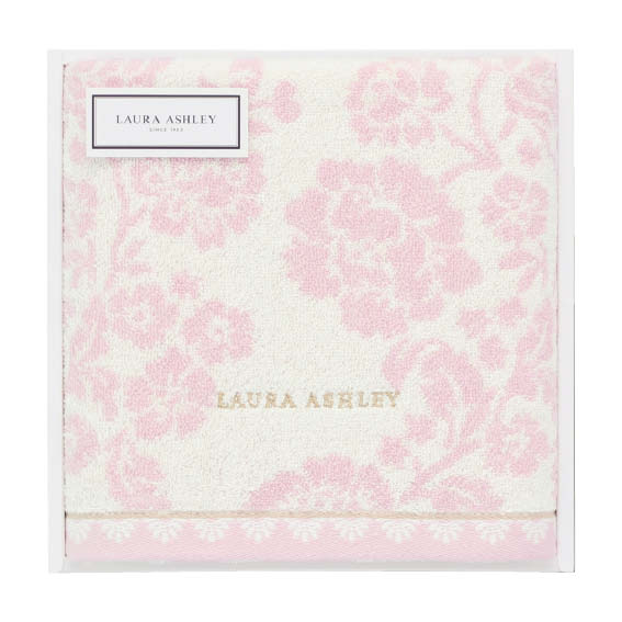 ローラ アシュレイ サンジェルマンG フェイスタオル（KF15264-P）[d5][A]△△△＠【プレゼント 出産内祝い 結婚内祝い 快気祝い 新築内祝い 誕生日祝い 法要 香典返し お歳暮 お中元 敬老の日 母の日】