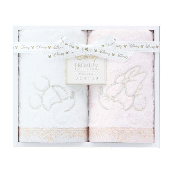 ディズニープレミアム エターナリー ゲストタオル2枚セット（WG20876-M）[d5][A]△△△＠【プレゼント 出産内祝い 結婚内祝い 快気祝い 新築内祝い 誕生日祝い 法要 香典返し お歳暮 お中元 敬老の日 母の日】