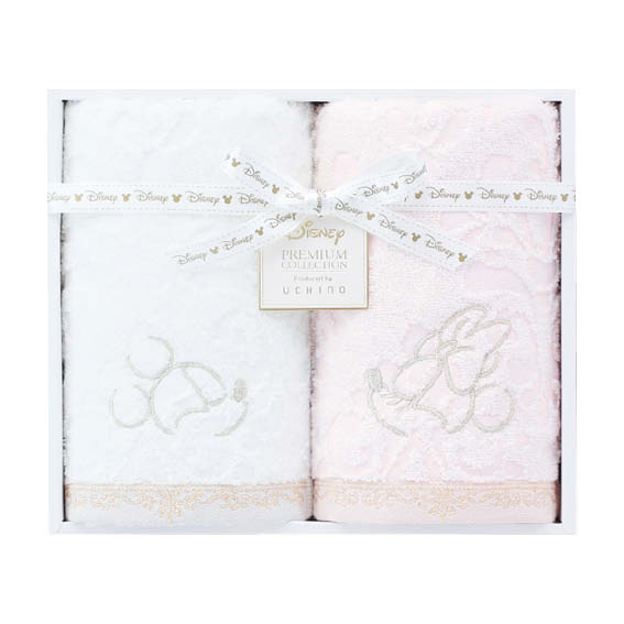 ディズニープレミアム エターナリーフェイスタオル2枚セット（WF30876-M）[d5][A]△△△＠【プレゼント 出産内祝い 結婚内祝い 快気祝い 新築内祝い 誕生日祝い 法要 香典返し お歳暮 お中元 敬老の日 母の日】