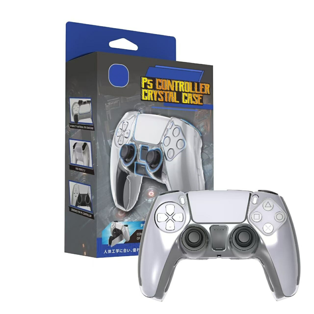 アクラスPS5コントローラーアシストリング(ソフトx6ミディアムx2ハードx2)アナログスティックカバー(樹脂)精密操作向けFPSスポーツレースゲーム用