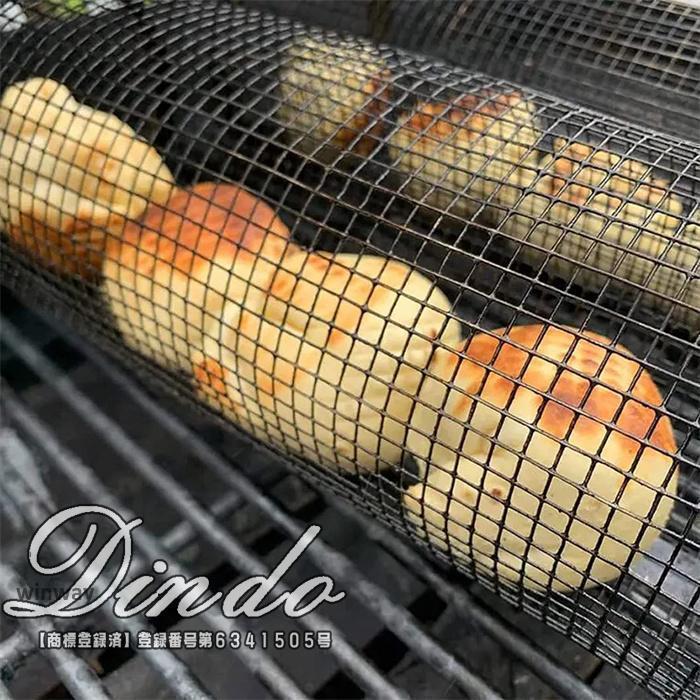 ファインド 楽天市場店の【ポイント 10 倍】バーベキュー BBQ グッズ スモーキングネット 網 バーベキューツール ステンレススチール 野菜 焼肉 安全 安心 再利用可能 BBQツール キャンプ用品｜アングル3