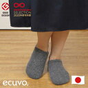 リサイクルウール×リサイクルポリエステル エクボ ecuvo, AW レディース スリッポン 女の子 ルームシューズ ledies あったか グッズ 誕生日 プ...