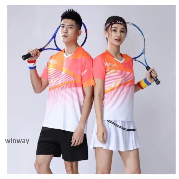 バドミントン スポーツウェア 練習着 メンズ レディース ペアルック ユニフォーム 卓球 上下セット 卓球ウェア ウェア 半袖 ズボン パンツ バレーボール
