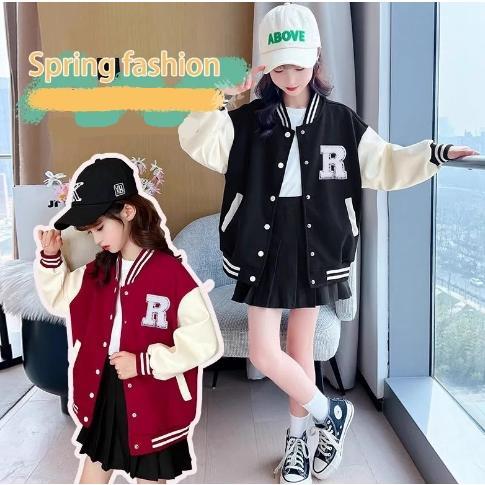 韓国子供服 裏起毛 厚手 ジャケット スタジャン アウター コート おしゃれ キッズ ベビー 男の子 女の子 通学 ジュニア服 こども服 小学生 中学生 2色